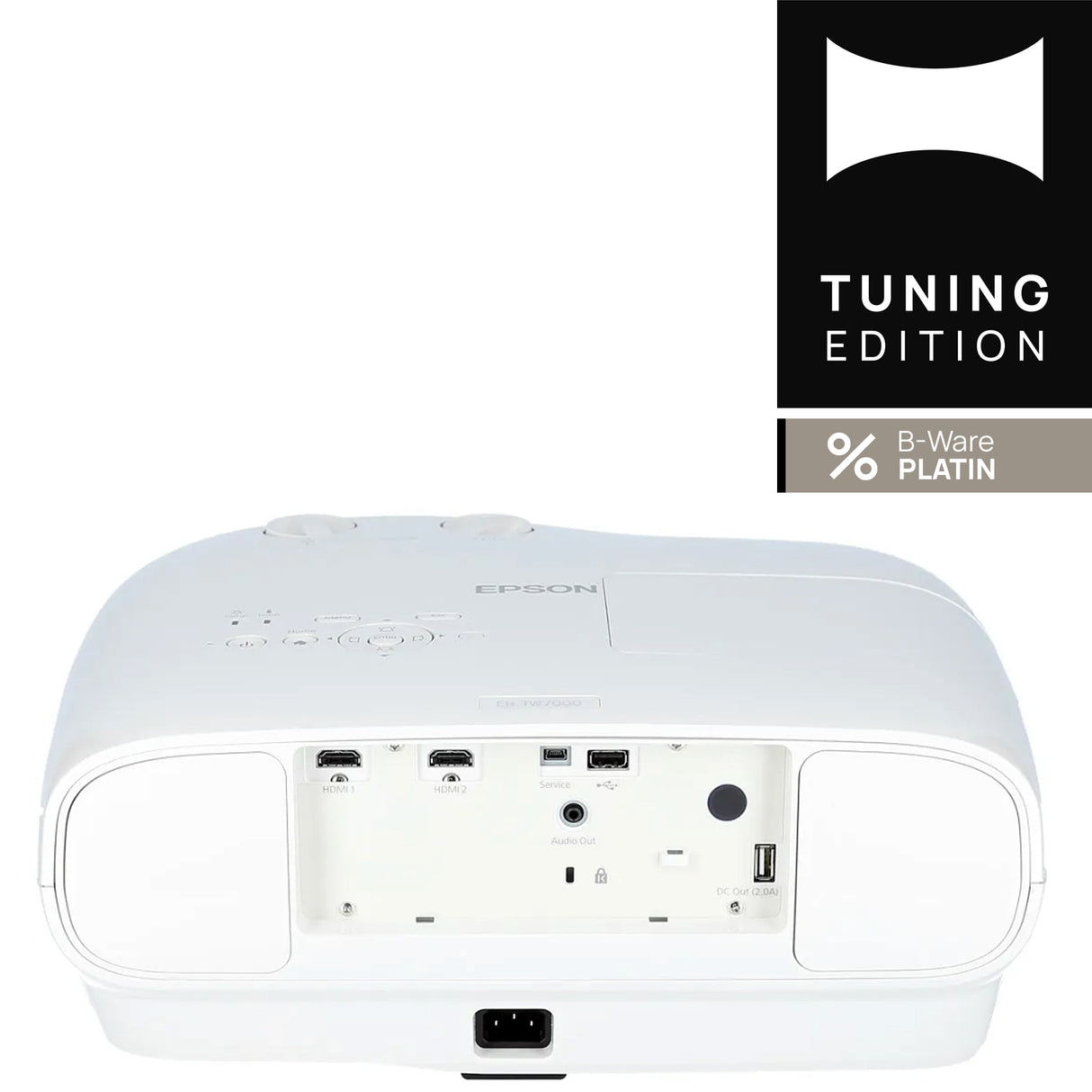 Epson EH-TW7000 Beamer - Rückseite mit Anschlüssen (HDMI, USB)