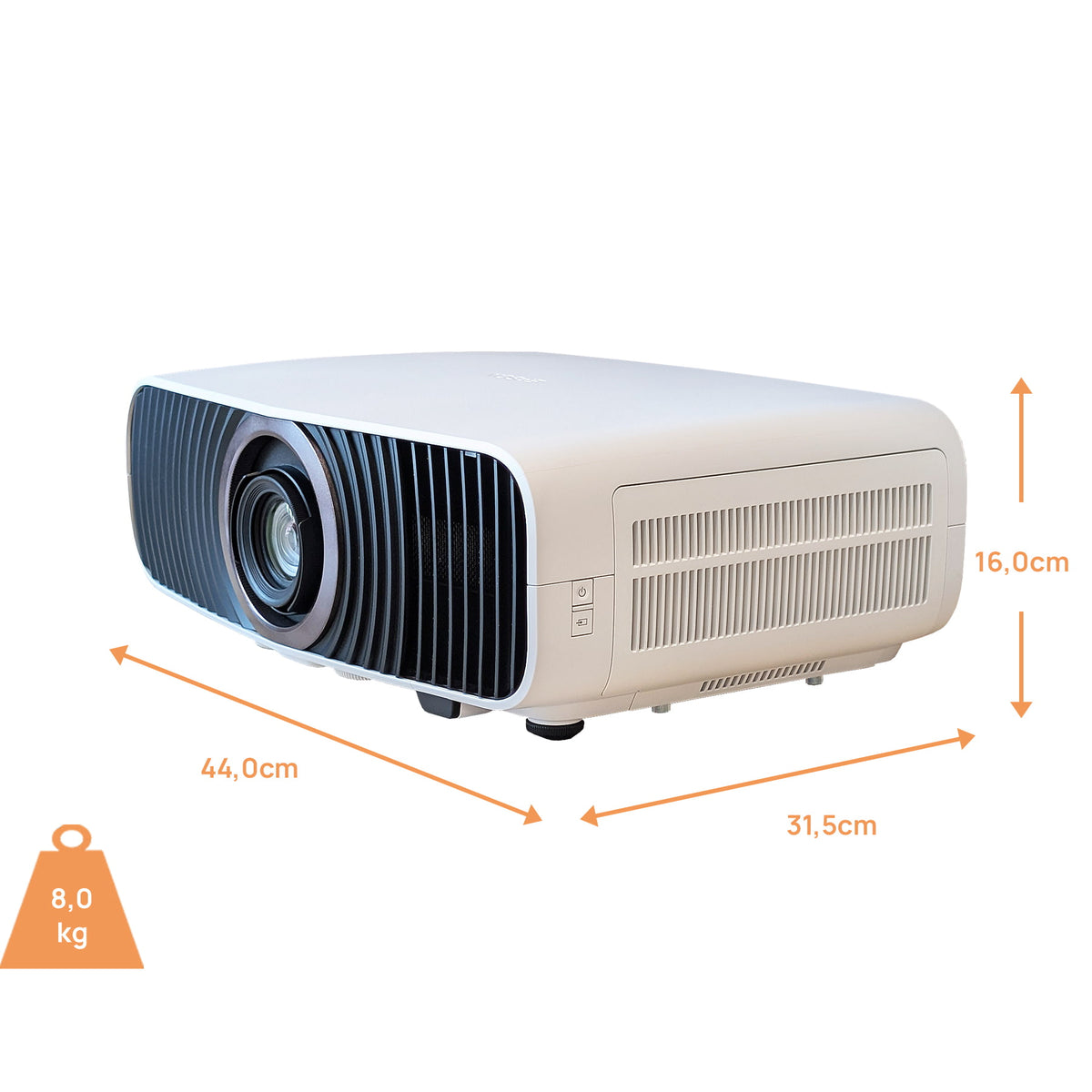 Epson EH-LS7000 Beamer - Abmessungen