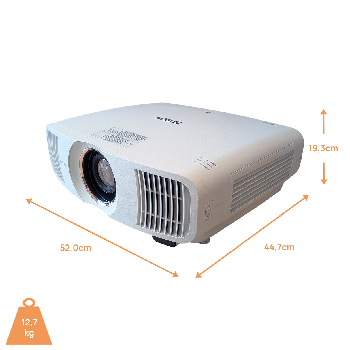 Epson EH-QB1000W Beamer - Abmessungen