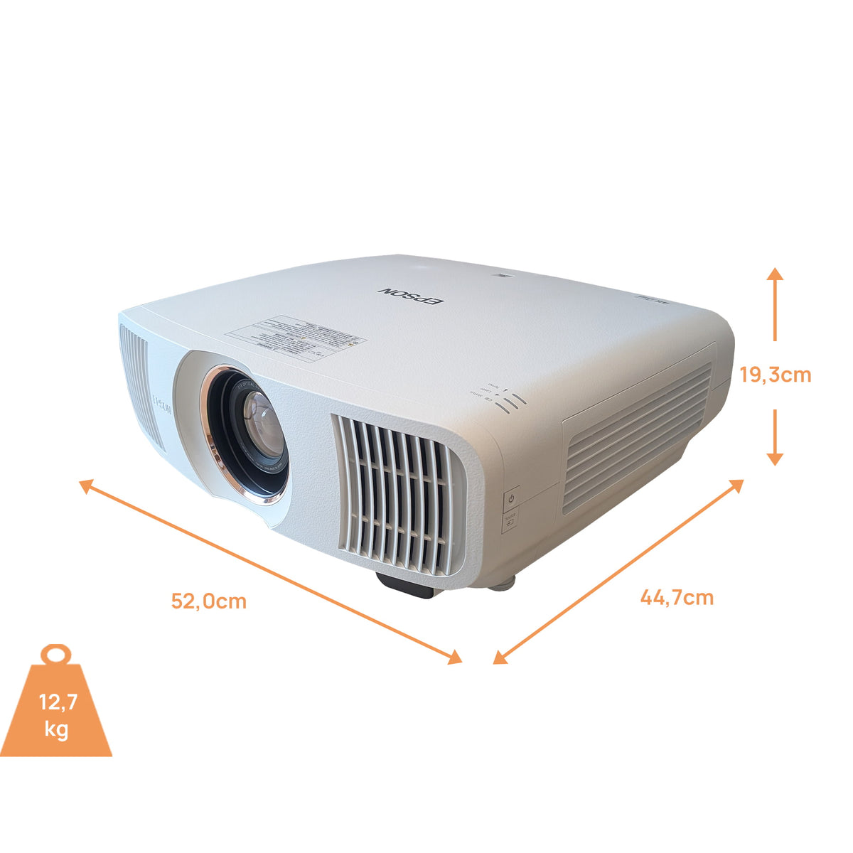 Epson EH-QB1000W Beamer - Abmessungen
