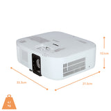 Epson EH-TW6250 Beamer - Abmessungen