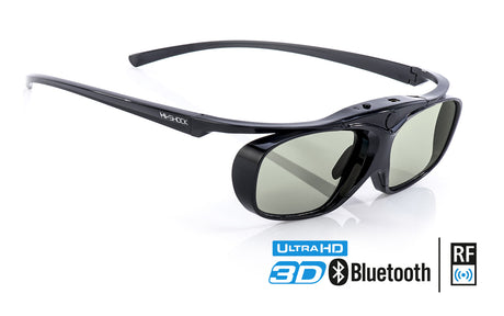Hi-SHOCK Black Heaven Aktive 3D-Brille - Schrägansicht