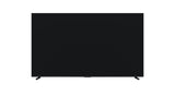 Hisense 100UR8DS RGB Mini LED Fernseher - Frontansicht schwarzer Bildschirm