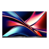 Hisense 136MXQ Micro LED Fernseher - Frontansicht mit projiziertem Bild