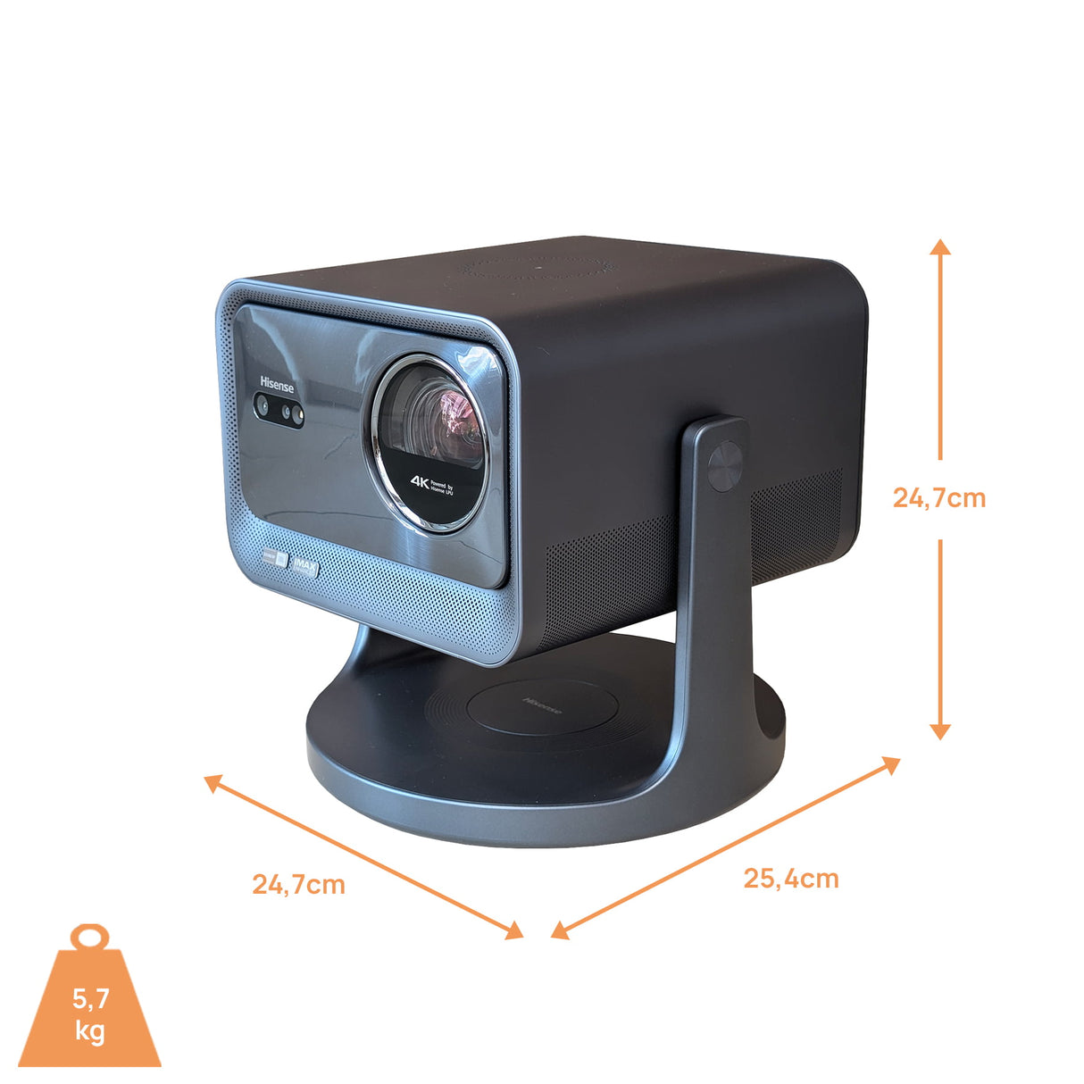 Hisense C2 Pro TriChroma Beamer - Abmessungen