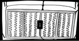 IBEAM VT-200 Körperschallwandler - Illustration Einbau im Sofakissen