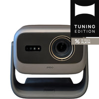 JMGO N3 Ultimate 4K HDR Triple Laser Beamer mit 5800 ISO Lumen, Google TV und 360° KI-Gimbal  - B-Ware Platin