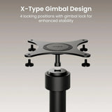 JMGO Bodenständer - X-Type Gimbal Halterung im Detail