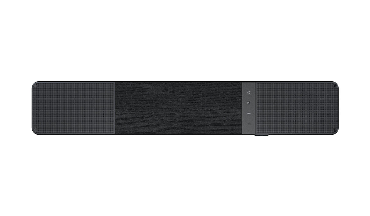 Klipsch Flexus Core 100 2.1 Soundbar - Frontansicht Nahaufnahme Bedienelemente