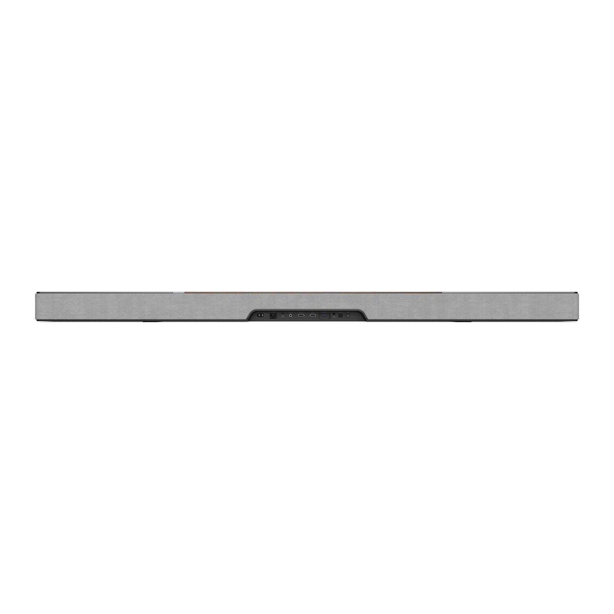 Klipsch Flexus Core 300 Walnuss Dolby Atmos Soundbar - Rückseite mit Anschlüssen