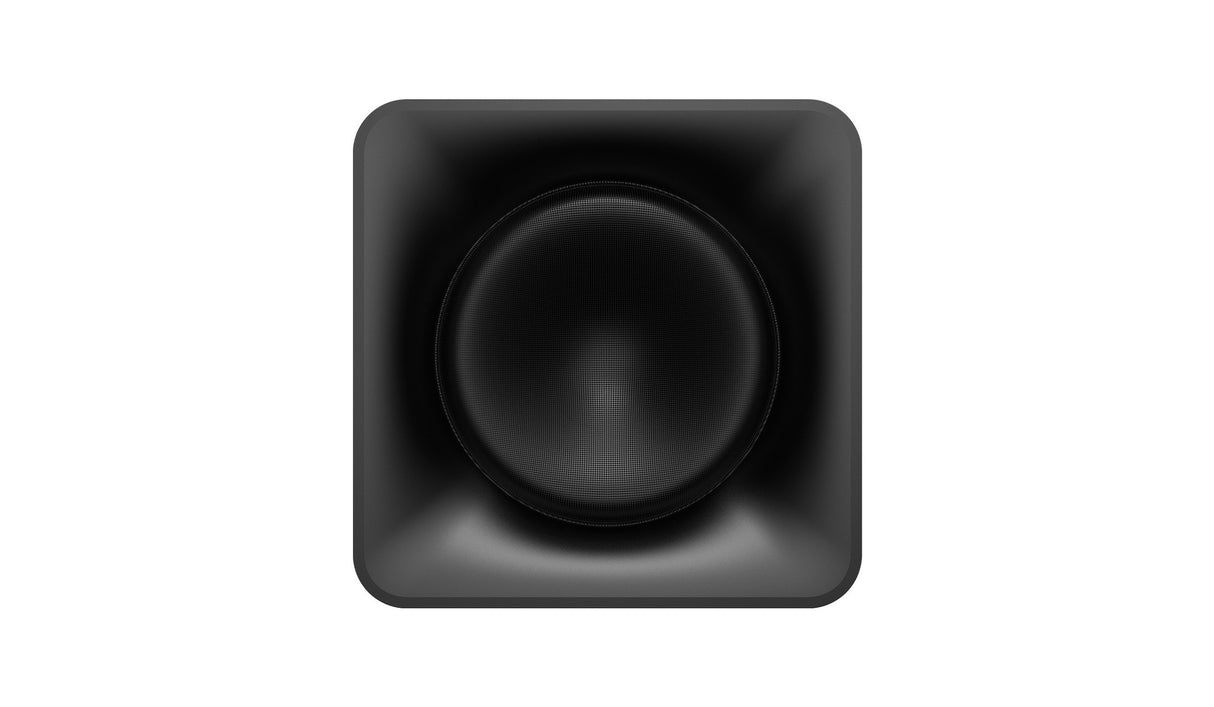 Klipsch Flexus Sub 100 Frontfire Subwoofer - Frontansicht Bassreflexöffnung