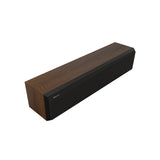 Klipsch Reference Premiere RP-404C II Walnuss Center Lautsprecher - Schrägansicht mit Frontgitter