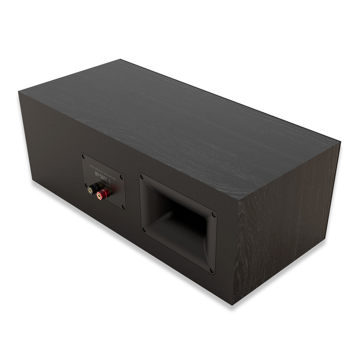 Klipsch Reference Premiere RP-500C II Schwarz - Rückseite-Schräg mit Anschlüssen