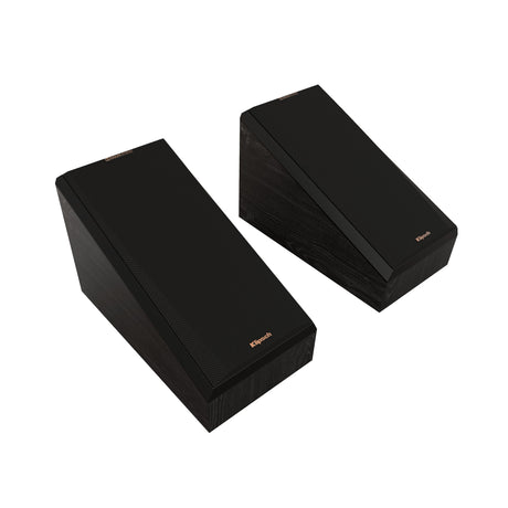 Klipsch Reference Premiere RP-500SA II Schwarz - Schrägansicht Paar von hinten