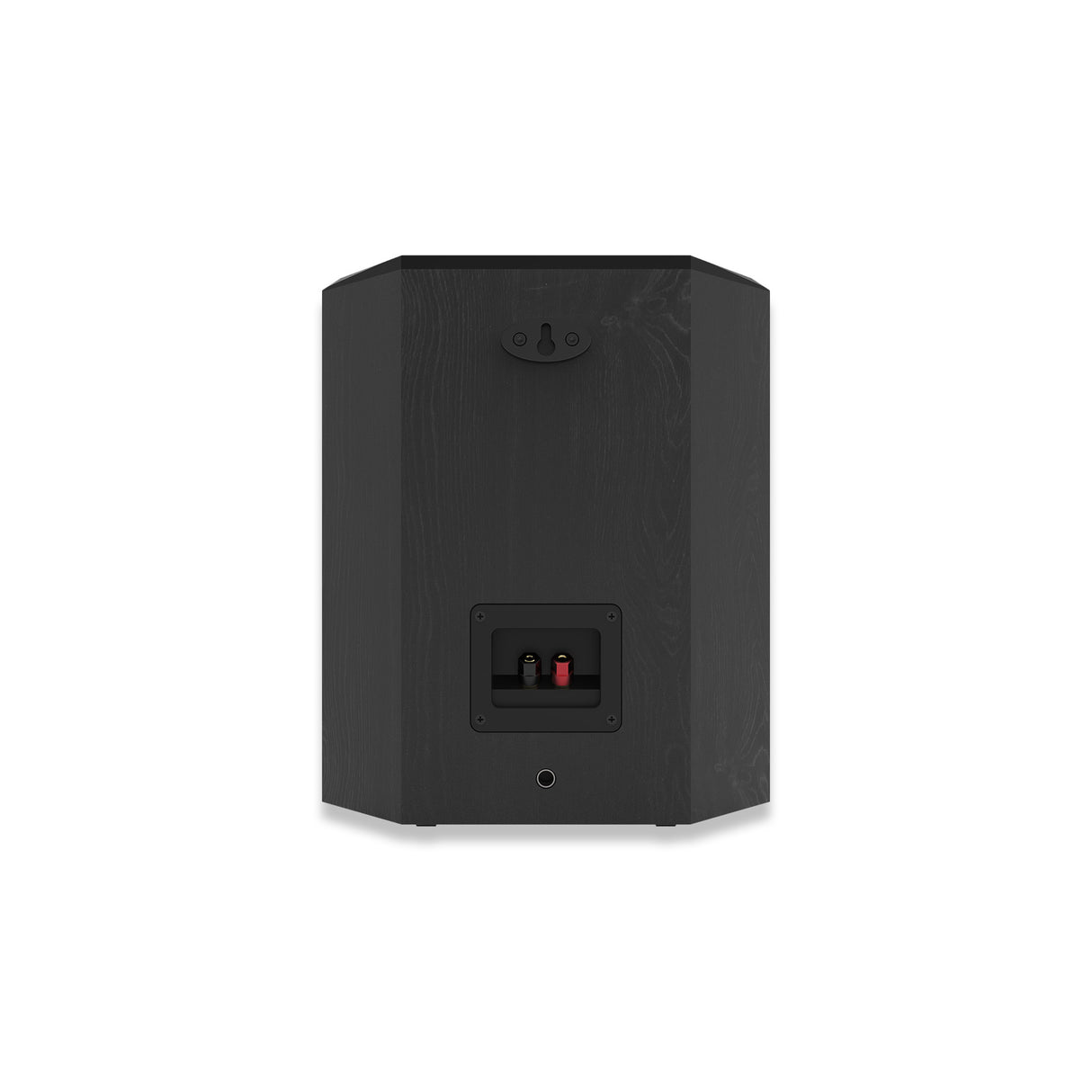 Klipsch Reference Premiere RP-502S II Schwarz - Rückseite mit Wandhalterung und Anschlüssen