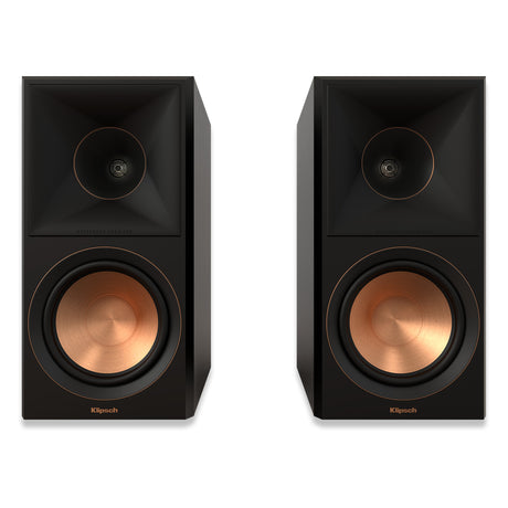 Klipsch RP-600M II Regallautsprecher Schwarz - Frontansicht Paar