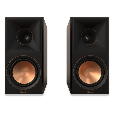Klipsch RP-600M II Regallautsprecher Walnuss - Frontansicht Paar