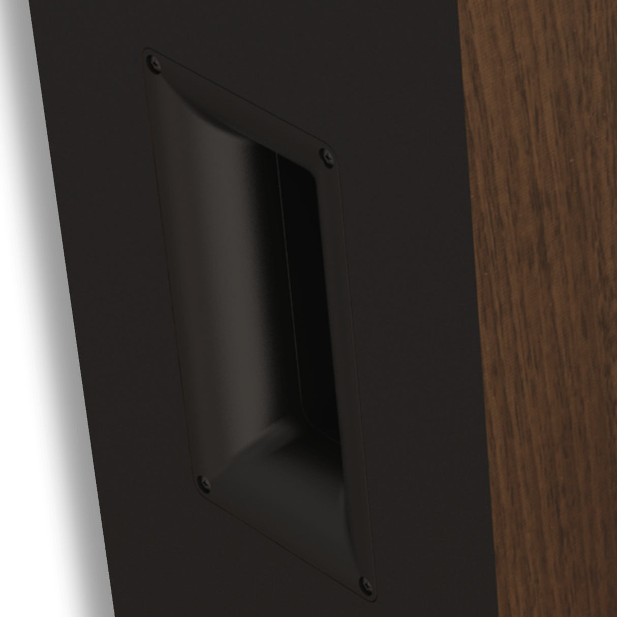 Klipsch RP-8060FA II Standlautsprecher Walnuss - Detail Bassreflexöffnung