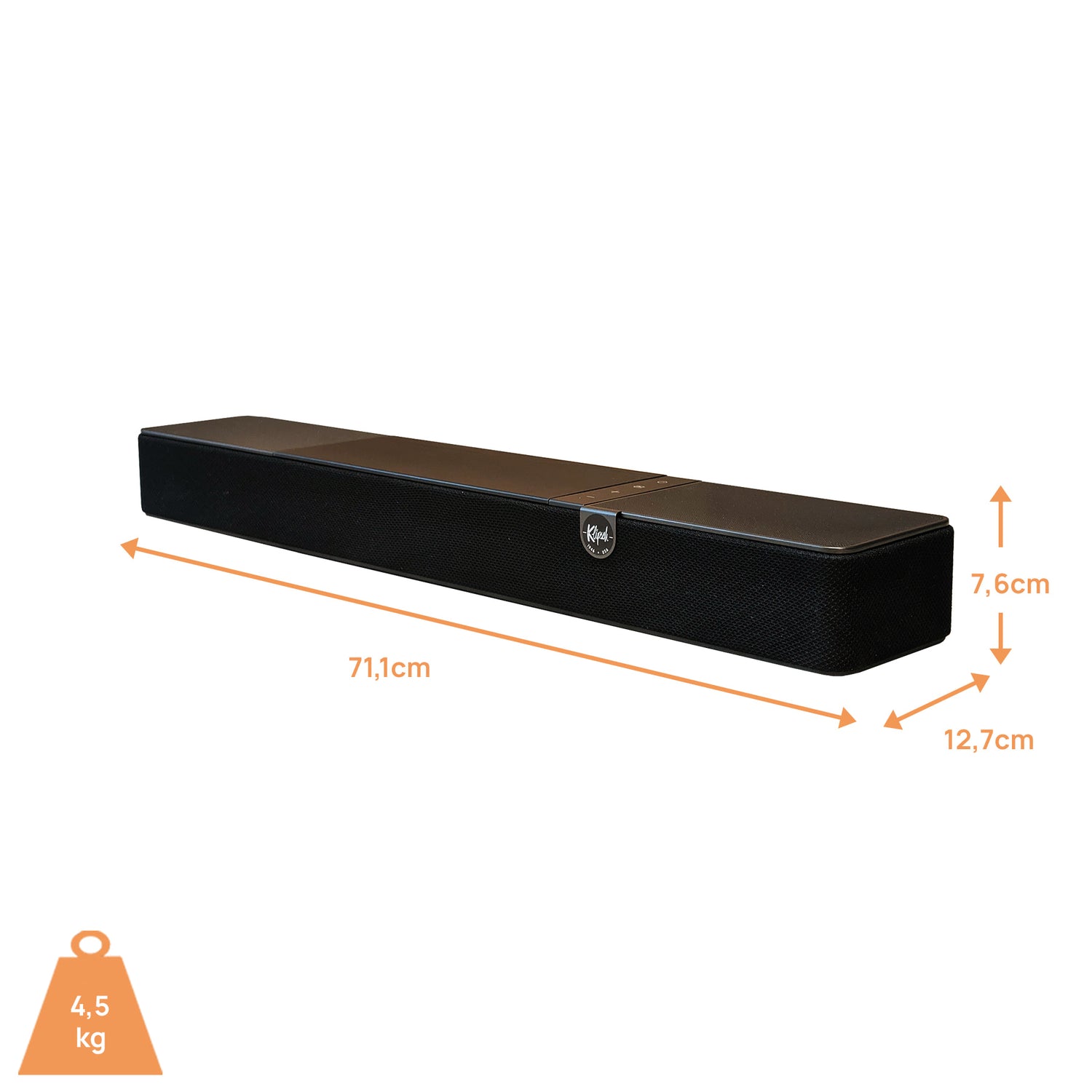 Klipsch Flexus Core 100 Soundbar - Abmessungen