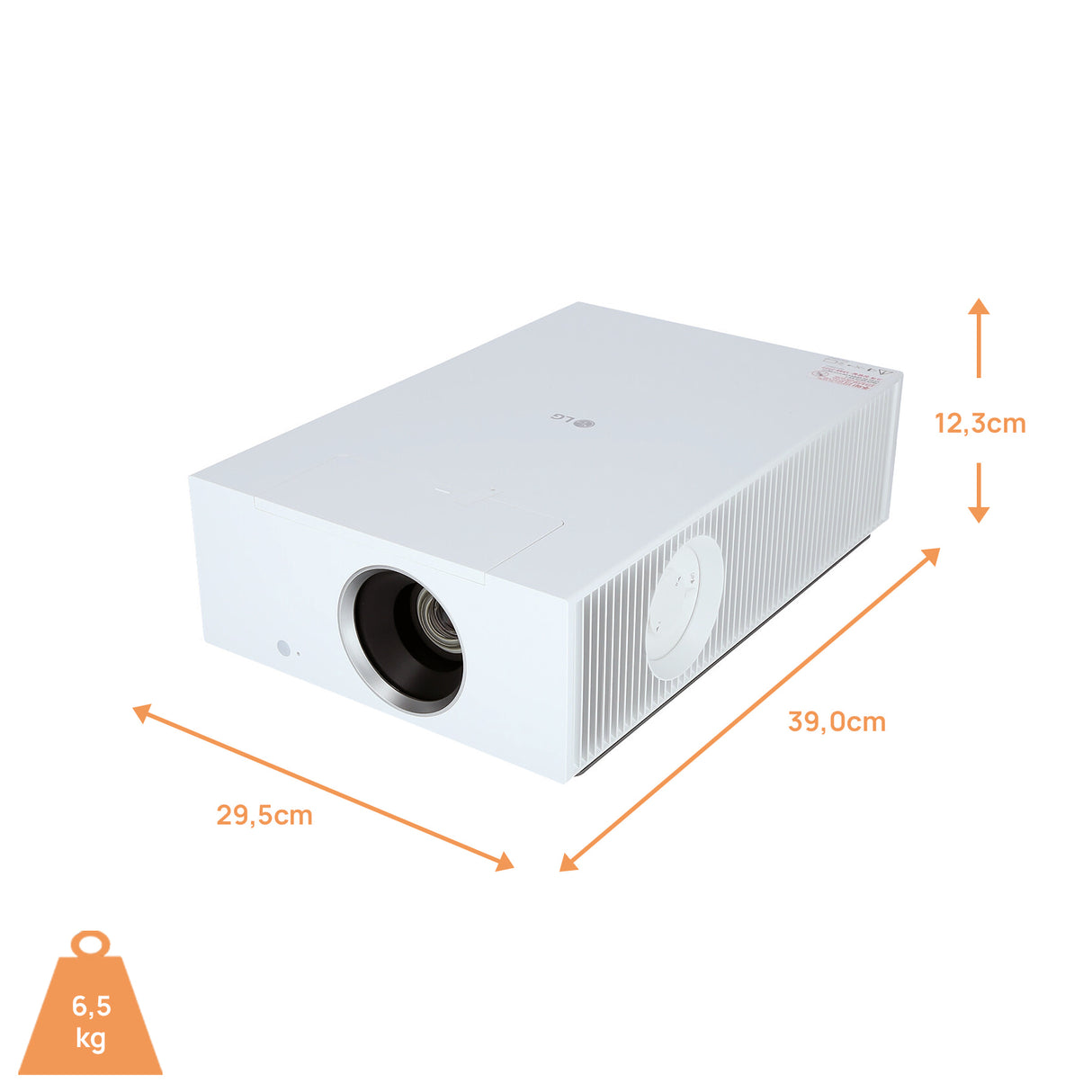 LG CineBeam HU710PW Beamer - Abmessungen