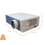 LG ProBeam BU60RG Beamer - Abmessungen