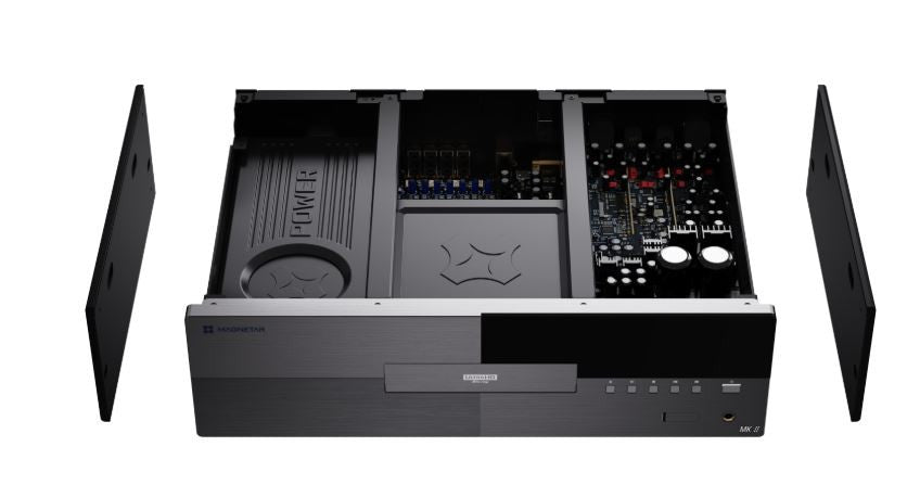 Magnetar UDP900 MRZ MKII 4K Blu-Ray Player - Detail Innenaufbau mit Seitenteilen