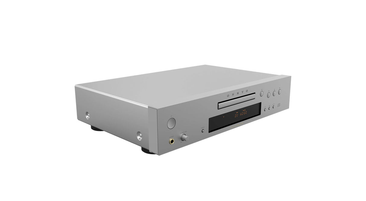 Onkyo C-30 Silber CD-Player - Schrägansicht