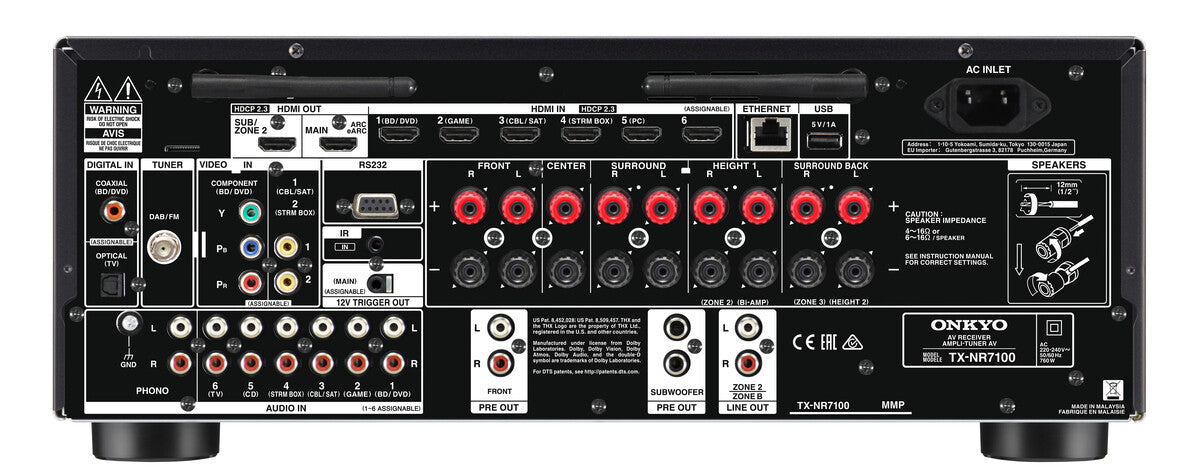 Onkyo TX-NR7100 - B-Ware Platin | HEIMKINO.de Tuning Edition