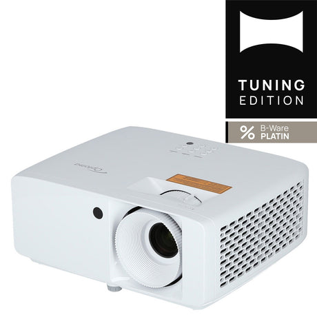 Optoma HZ40HDR B-Ware Platin - Schrägansicht
