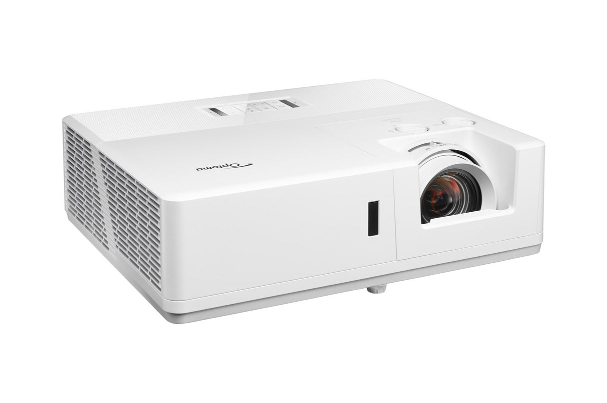 Optoma ZU707T WUXGA Laser Golf Beamer - Schrägansicht von hinten