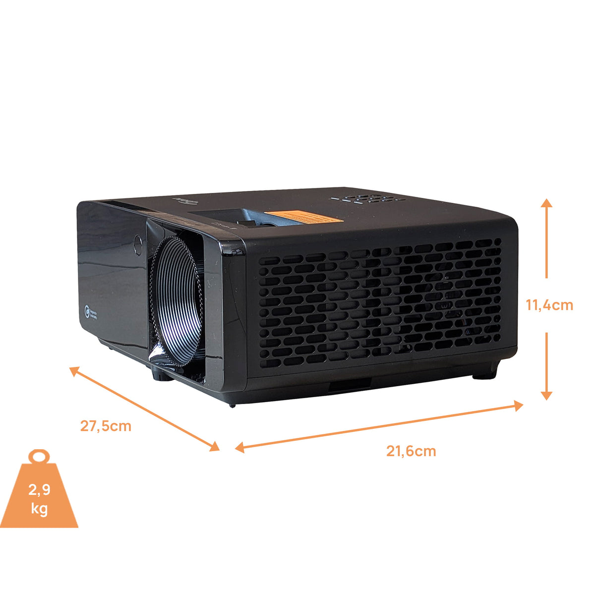 Optoma HZ147X Beamer - Abmessungen