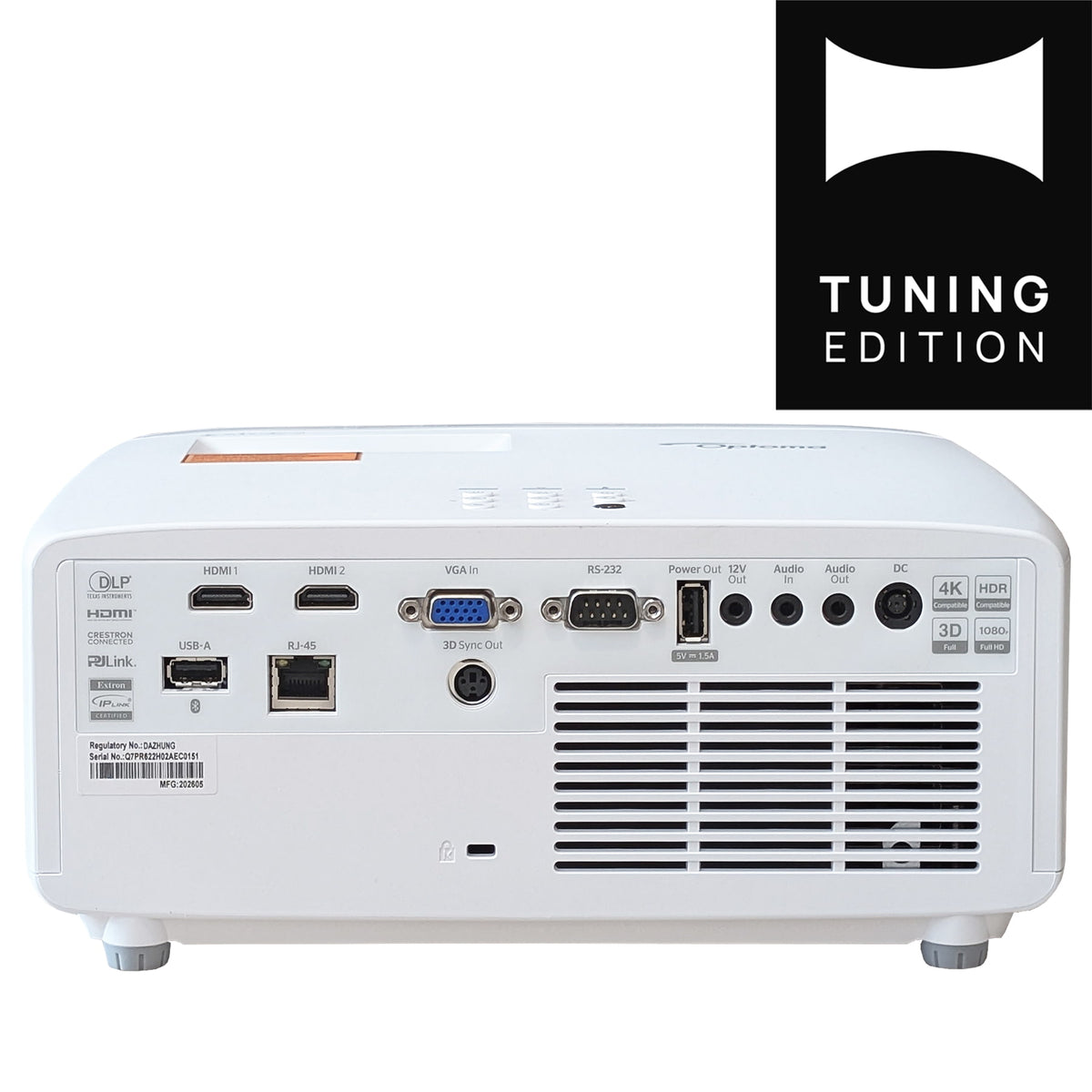 Optoma HZ151X Beamer - Anschluesse