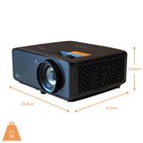 Optoma Photon Beam PK52 Beamer - Abmessungen