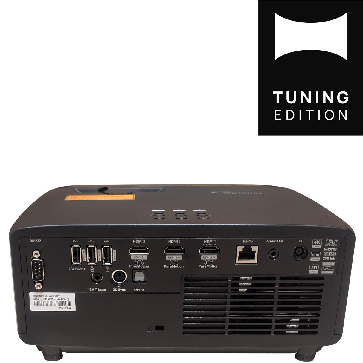 Optoma UHZ58LV Beamer - Anschluesse