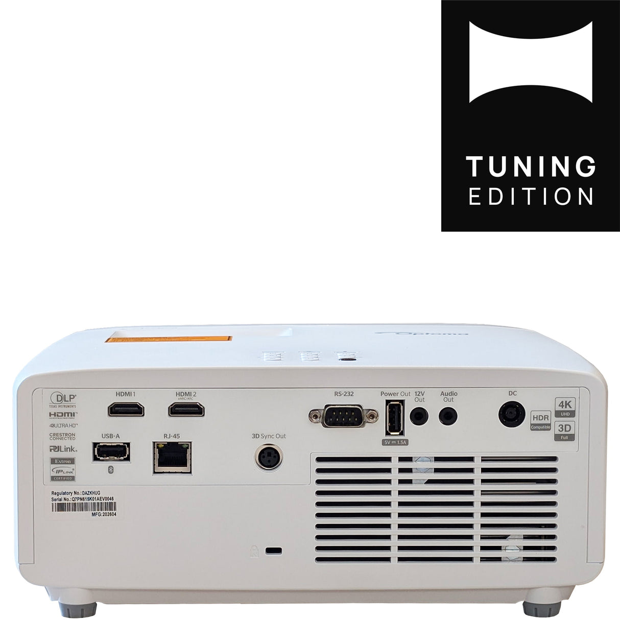 Optoma UHZ67-W Beamer - Anschluesse