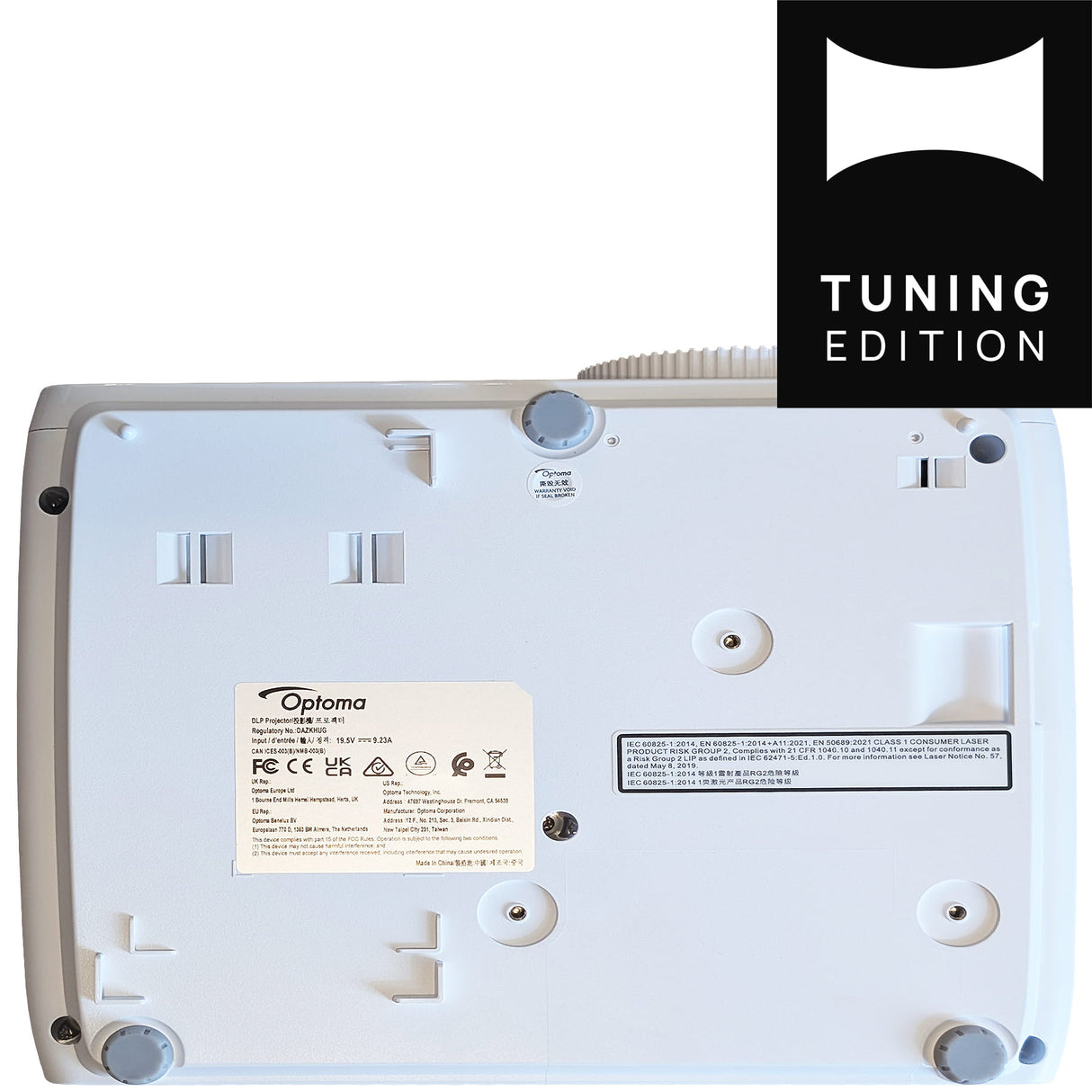 Optoma UHZ67-W Beamer - Unten