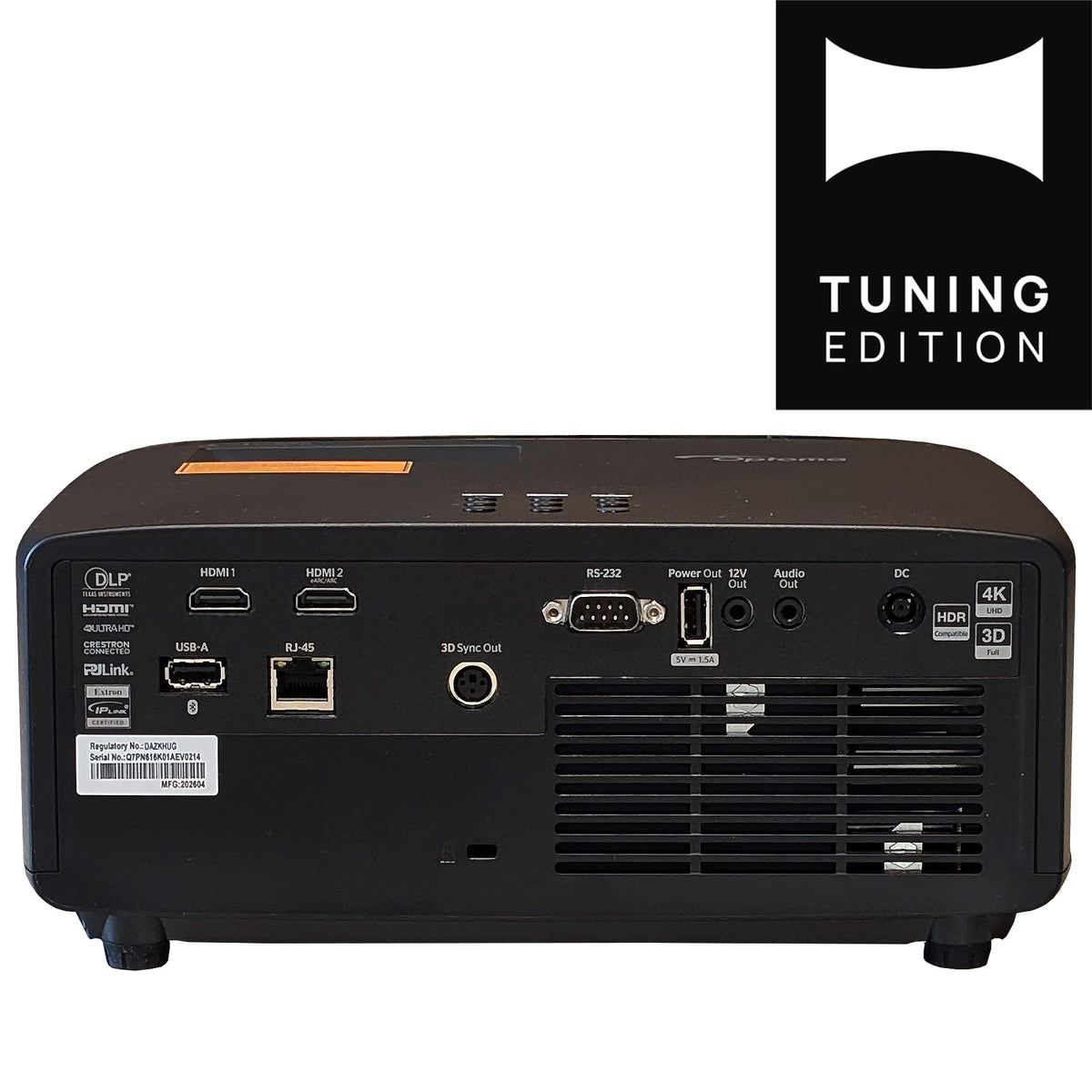 Optoma UHZ67 Beamer - Anschluesse