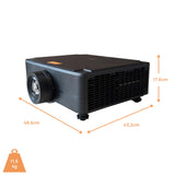 Optoma UHZ78LV Beamer - Abmessungen