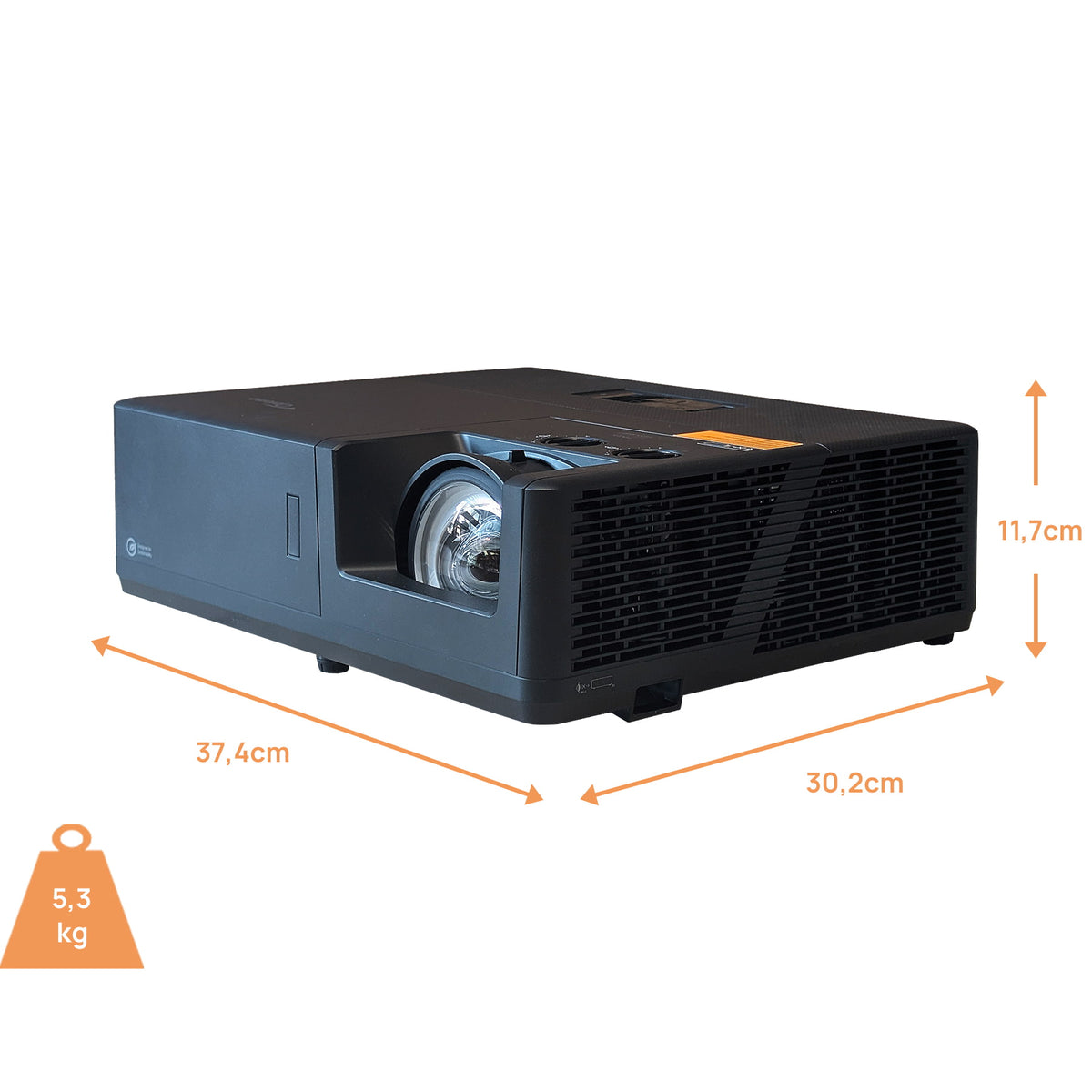 Optoma ZU507TST Beamer - Abmessungen