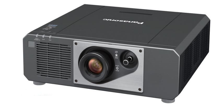 Panasonic PT-FRQ50B 4K HDR Laser Golf Beamer - Schrägansicht