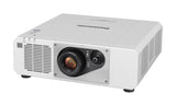 Panasonic PT-FRQ60W 4K HDR Laser Golf Beamer - Schrägansicht Nahaufnahme