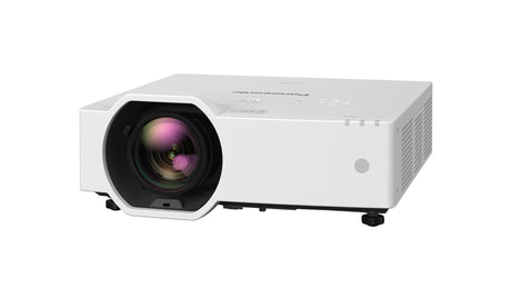 Panasonic PT-VMZ7STEJ Kurzdistanz Beamer - Schrägansicht