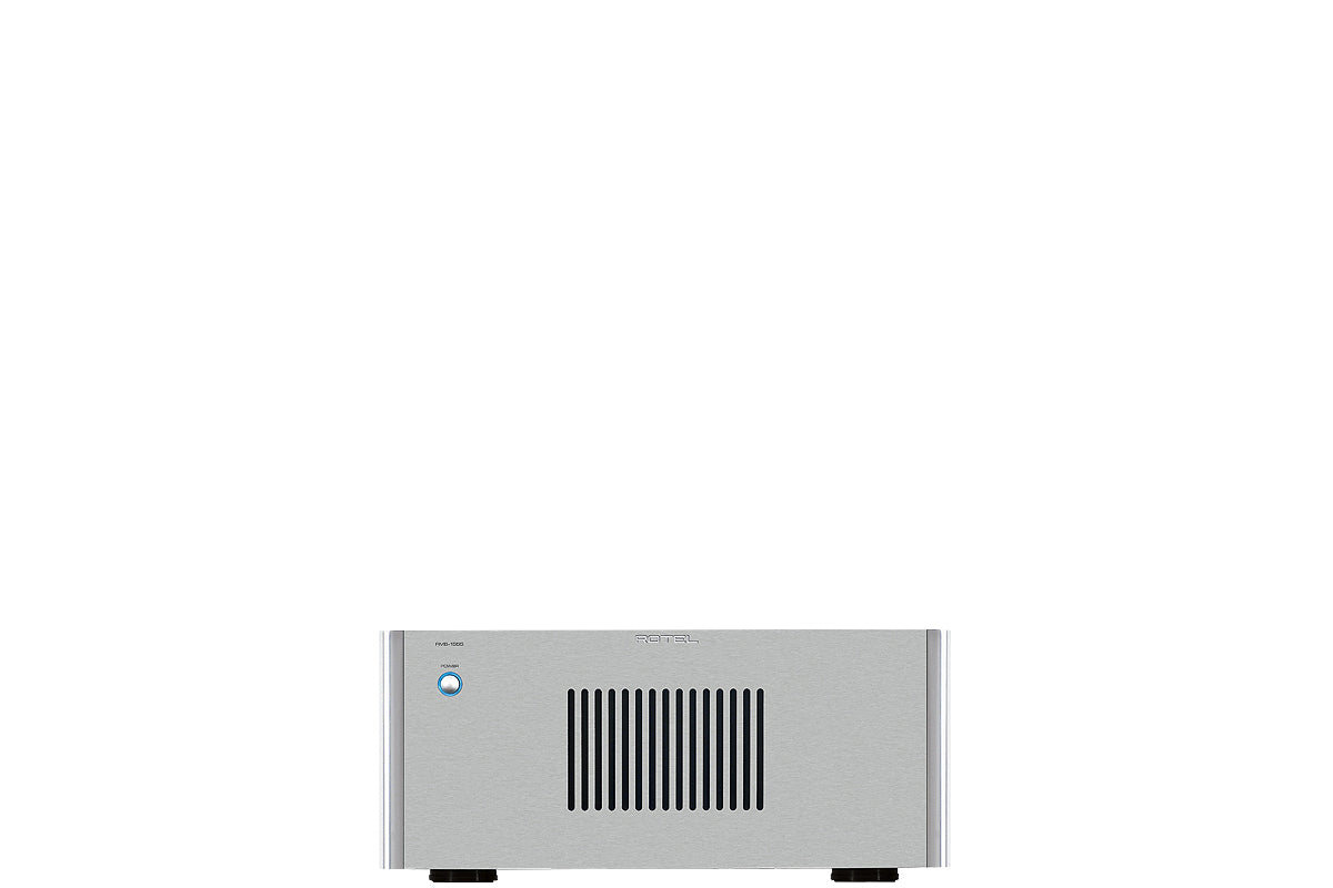 Rotel RMB-1555 Silber AV-Endstufe - Frontansicht