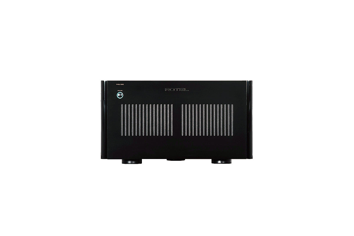 Rotel RMB-1585 Schwarz AV-Endstufe - Frontansicht Nahaufnahme