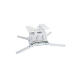 Strong Universal Fine Adjust Weiss Deckenhalterung - Schrägansicht Nahaufnahme