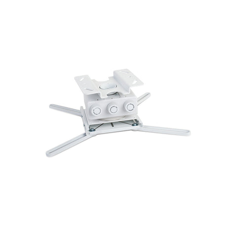 Strong Universal Fine Adjust Weiss Deckenhalterung - Schrägansicht Nahaufnahme