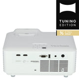 ViewSonic V52HD Beamer B-Ware Gold - Rückansicht Anschlüsse