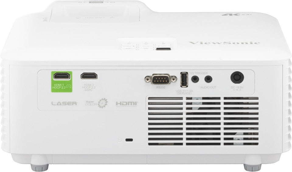 ViewSonic V554K B-Ware Platin - Rückseite mit Anschlüssen