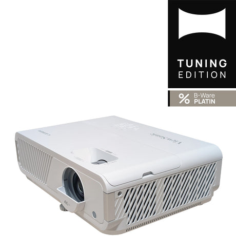 ViewSonic V754K Heimprojektor B-Ware Platin - Schrägansicht Objektiv und Lüftung