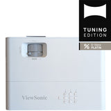 ViewSonic V754K Heimprojektor B-Ware Platin - Draufsicht mit Fokus und Zoom